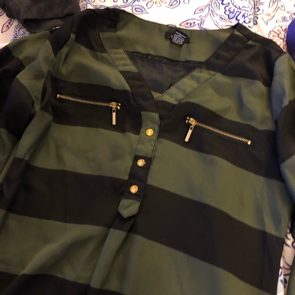 Stripped Dress Shirt